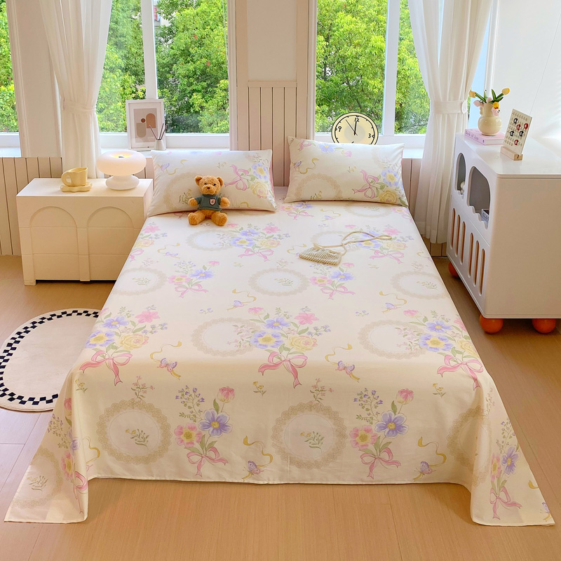 2025新款全棉印花单床单 151002南栀 单床单