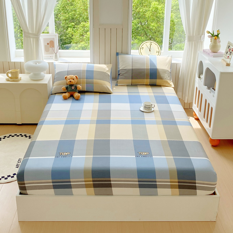 2025新款全棉印花单床笠 151002南栀 单床笠