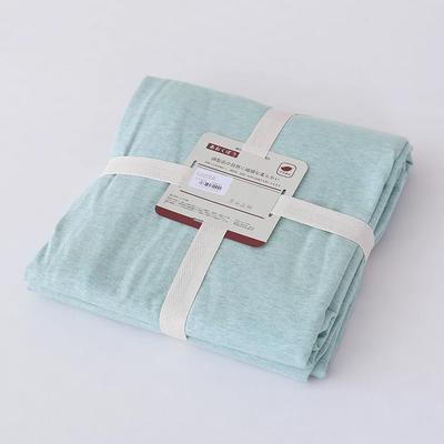 2021新款天竺棉（色纺纱条纹针织棉）系列-单床笠 150*200+25cm 绿