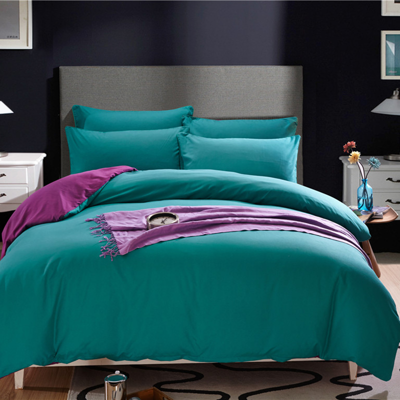 2019新款活性印染纤维化纤四件套