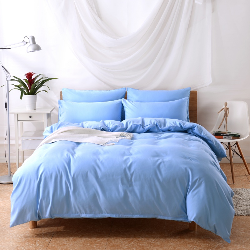 2019新款活性印染纤维化纤四件套