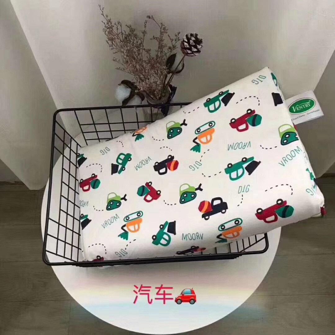 2020新款儿童全棉乳胶枕 汽车（44*27cm/只）
