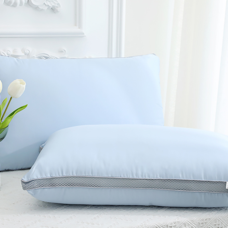 2020新款弹簧枕头枕芯（48*74cm/只） 蓝色