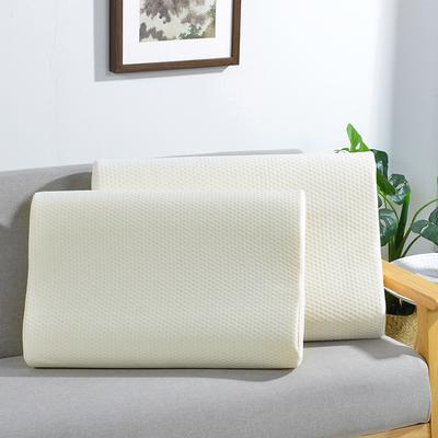 2022新款空气层针织棉记忆枕枕头枕芯 35*55cm/只白色