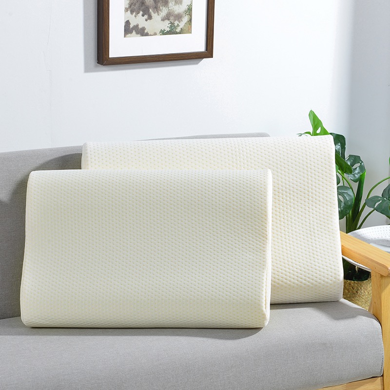 2022新款空气层针织棉记忆枕枕头枕芯 40*60cm/只白色