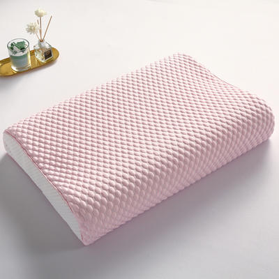 2023新款凉豆豆记忆棉枕乳胶枕头枕芯-乳胶枕 按摩颗粒款40*60cm/只粉色（含内外套）