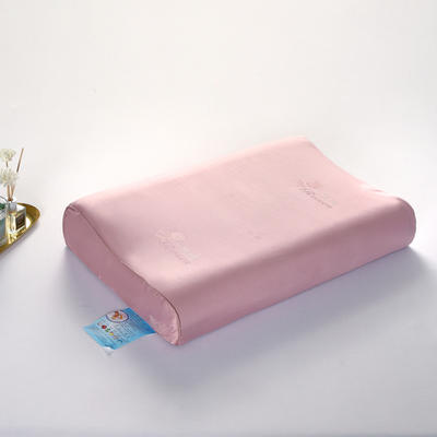 2023新款全棉功能性剪花记忆乳胶枕头枕芯 -记忆棉 40*60cm/只粉色