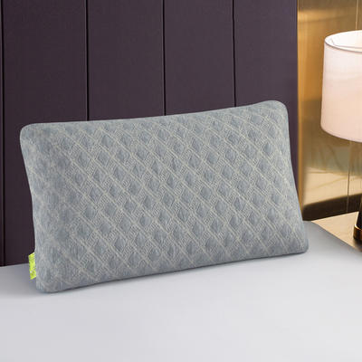 2023新款全棉空气层面包枕记忆棉乳胶枕头枕芯（系列四）-乳胶枕 40*70cm/只灰色面包枕（含内外套）
