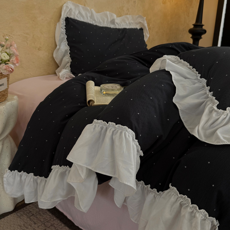 2026新款云感纱花边系列四件套-璀璨星空