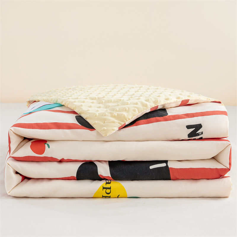 2026新款A类水洗棉凉豆豆夏被被子被芯 煤球小猫
