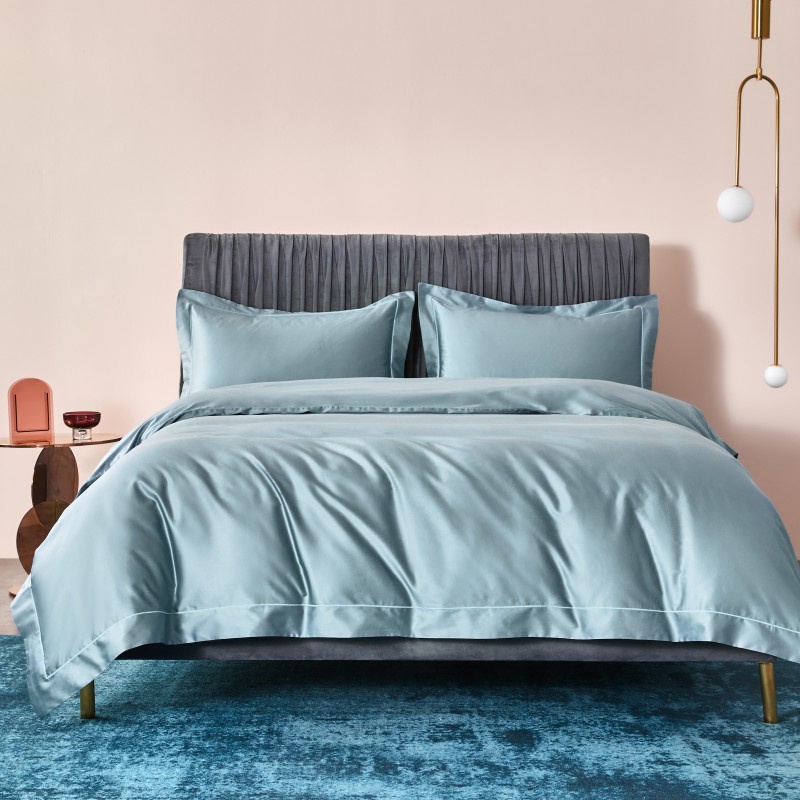 2019新款-100支素色双股匹马棉四件套 床单款1.8m（6英尺）床 伯爵兰