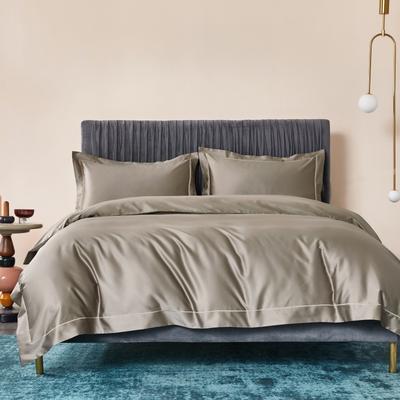 2019新款-100支素色双股匹马棉四件套 床单款1.8m（6英尺）床 气质灰1