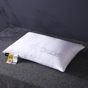 2022新款牛奶美容枕枕头枕芯系列-牛奶丝花边白色