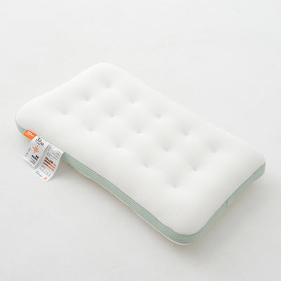 2023新款3D科技水洗低枕头枕芯48*74cm 绿边