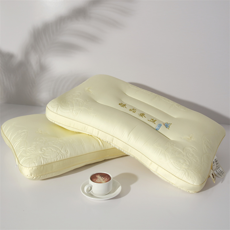 2023新款柔弹护颈乳胶枕枕头枕芯-系列二 48*74cm/只白色