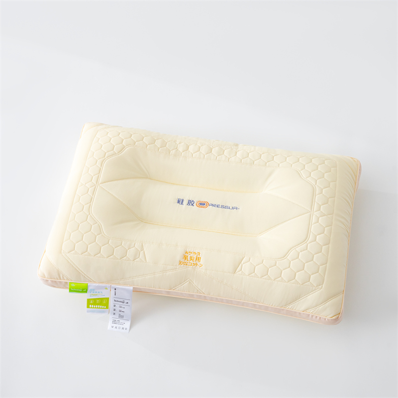 2024新款深度睡眠锦氨硅胶枕枕头枕芯 48*74cm/只 米色