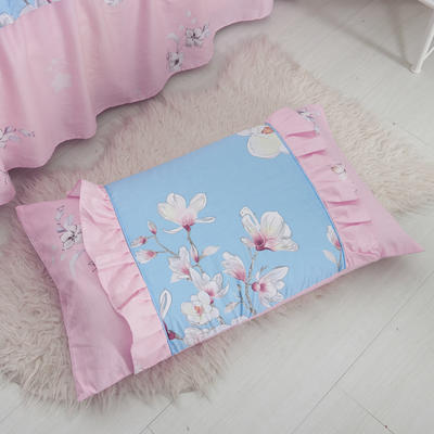 单品枕套类1  全棉 韩式单层枕套 45cm*75cm对 花蔓