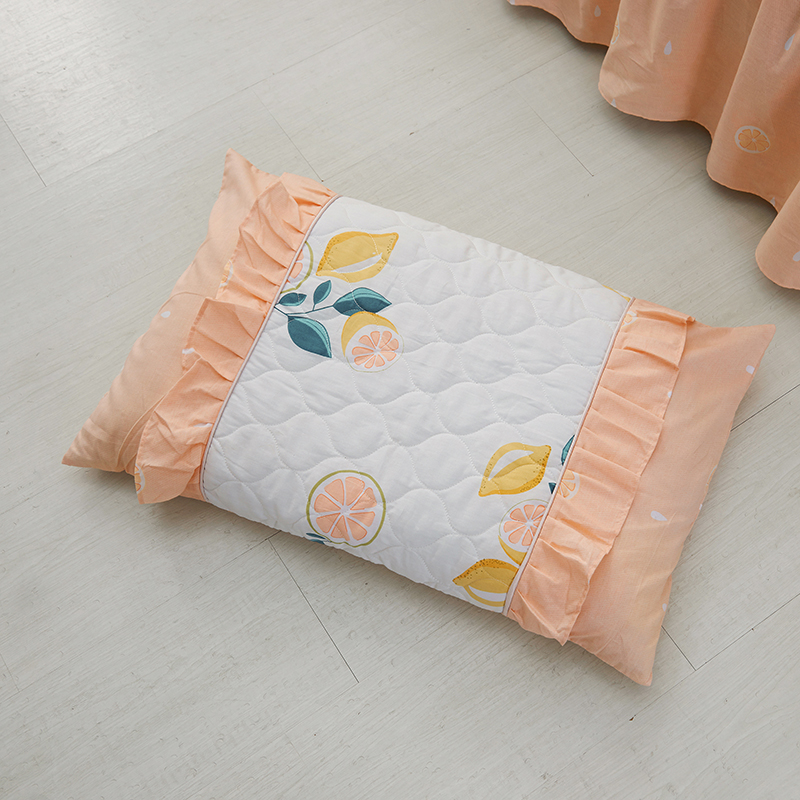单品枕套类2   全棉 韩式夹棉枕套 45cmX75cm/对 韩柚香