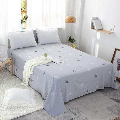 单品床单类1 全棉印花直角床单 160*230cm直角（1米和1.2米床 庭院春天