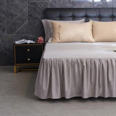 单品-单层床裙 150cmx200cm 灰色