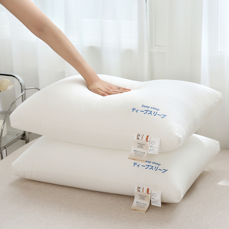 2024新款全棉羽丝绒日式原棉枕A类日式原棉舒适成人枕芯 低枕