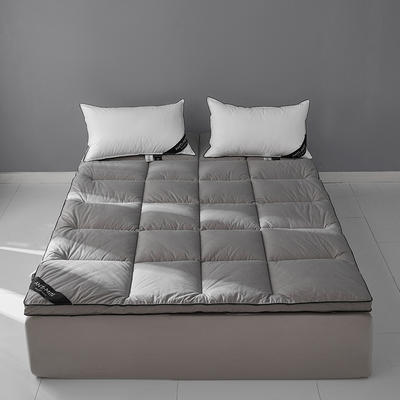 2024新款全棉抗菌防螨软垫床褥子家用宿舍用床垫 120*200cm 灰色5厘米