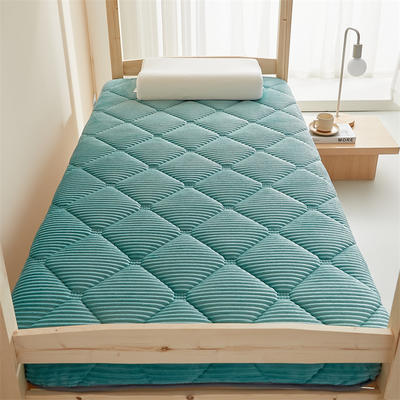 2023新款柔软舒适魔法绒棉花床垫系列-学生款 0.9*2m 6公分 祖母绿