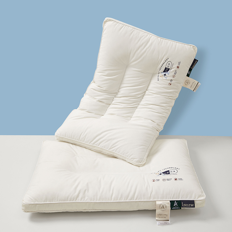 2024新款植物护型枕原棉枕 枕头枕芯 一只 48*74cm-原棉-中枕