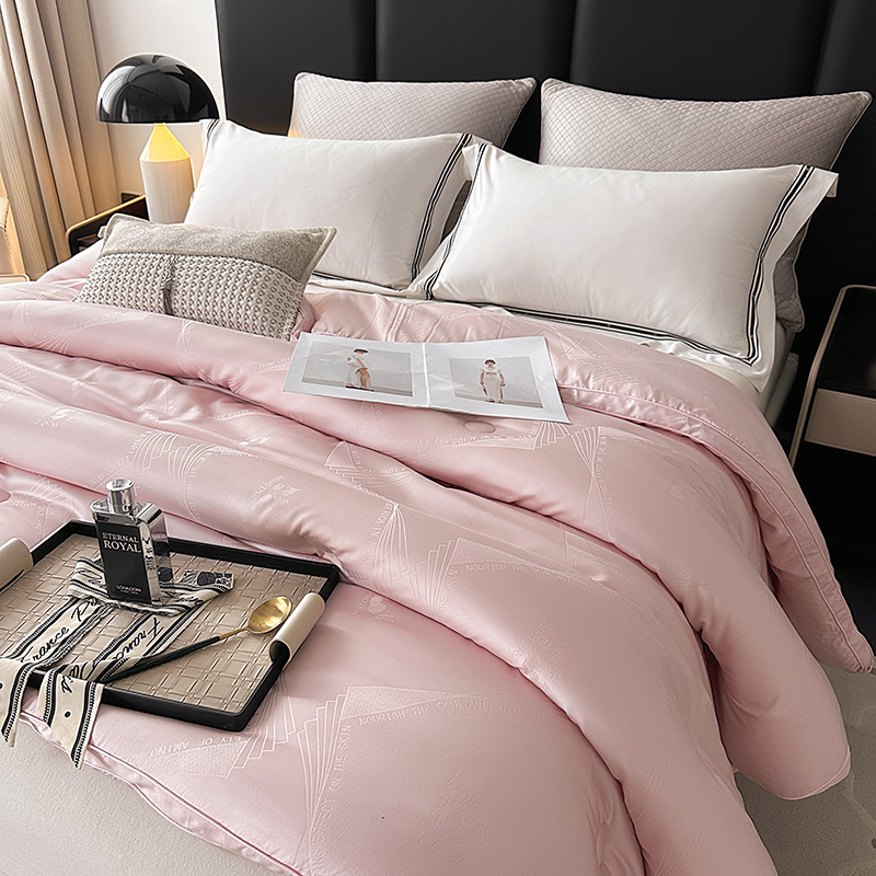 2024新款柏拉图-轻奢60s贡缎天丝棉大提花蚕丝蛋白被子冬被双人被芯