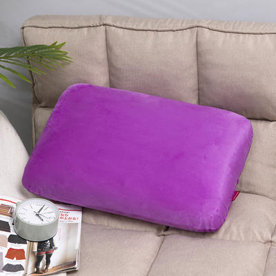 2019新款面包记忆枕（35*55cm） 紫色