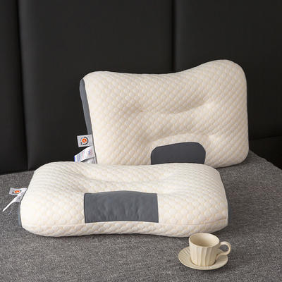 新款枕芯直播爆款针织棉二代SPA护颈按摩枕头枕芯48*74cm 针织按摩枕800克两只装