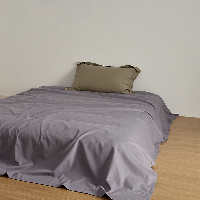 2023新款全棉磨毛单品床单 160*245cm单件床单 紫罗兰