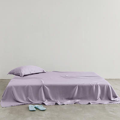 2024新款60s兰精天丝纯色单品床单 床单200*245cm 薰衣草紫