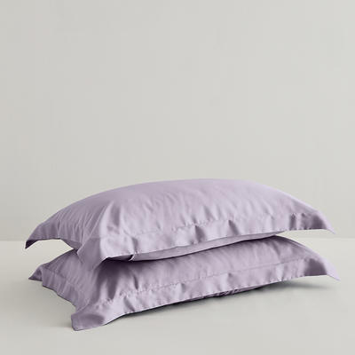 2024新款60支兰精天丝单品枕套系列-炫彩 48*74*2只（一对） 薰衣草紫
