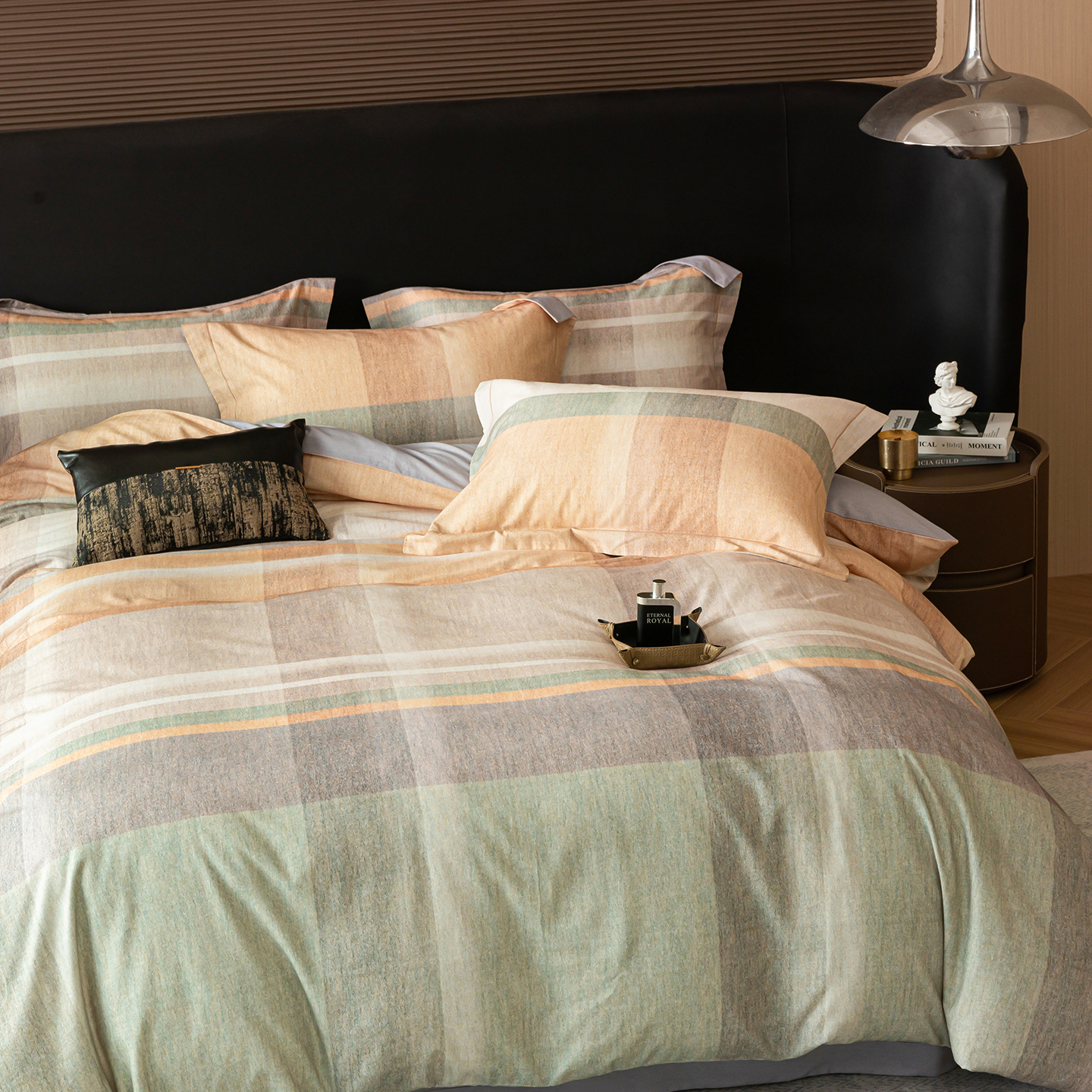 环保磨毛四件套 司莫