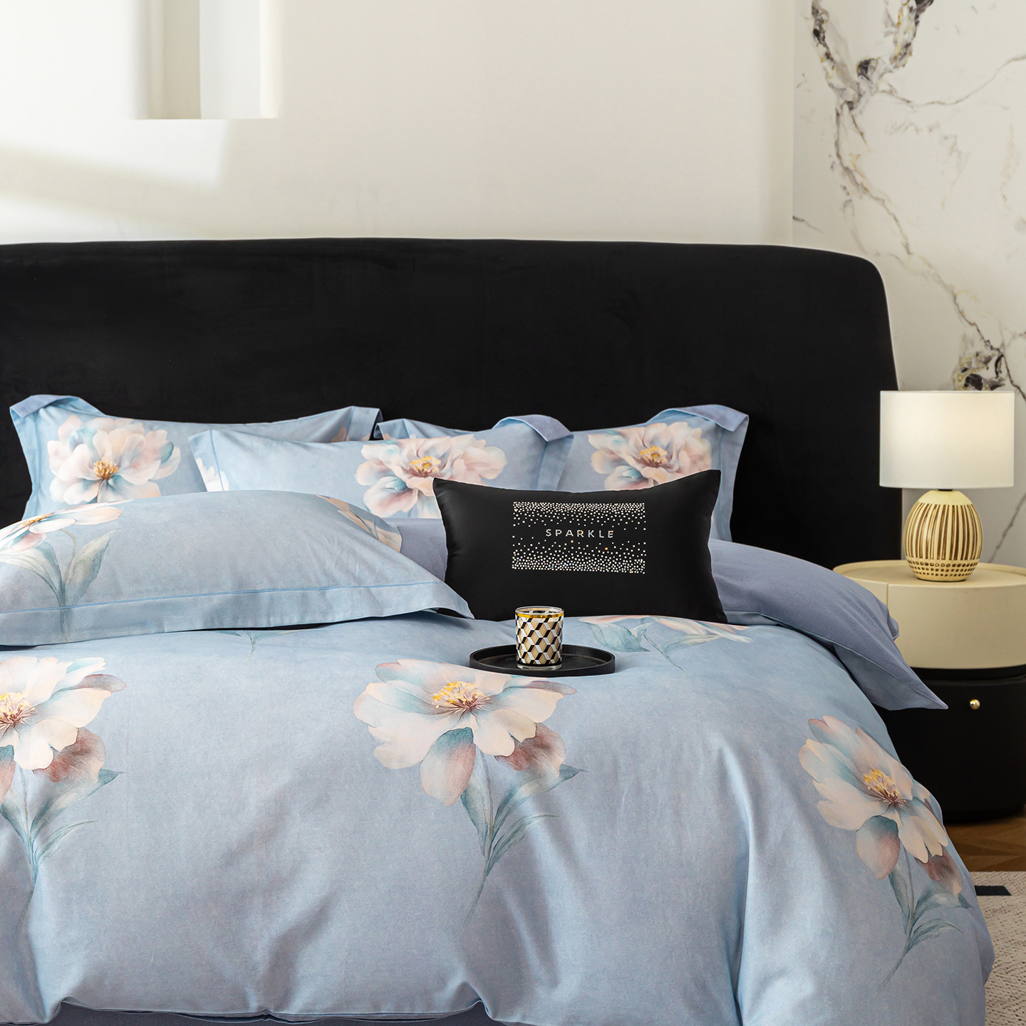 环保磨毛四件套 朵然