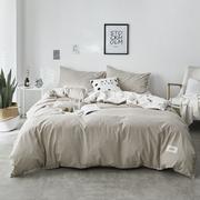 2019新款-水洗棉拼印花系列四件套 床单款1.8m（6英尺）床 双拼洛达夫