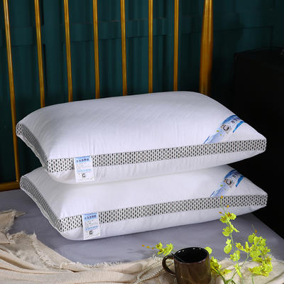 2019新型热熔枕芯定型可水洗机洗防螨舒睡单人枕头48*74 白色