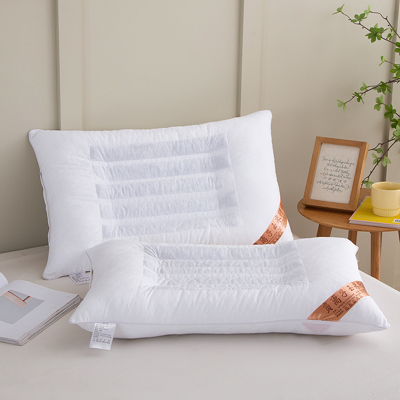 2022新款全棉枕芯定型枕珍珠棉枕头不变形护颈椎助眠枕 玉米纤维白
