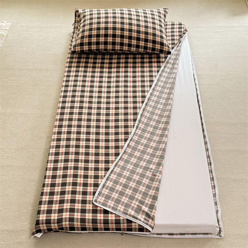 2025新款超柔水洗棉学生宿舍床垫套，防滑乳胶保护套，床垫套，床褥套 柏林