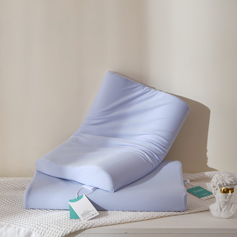 2022新款可烫洗食品接触级A类4D高弹硅枕青少年护颈枕成人矮枕6-8cm