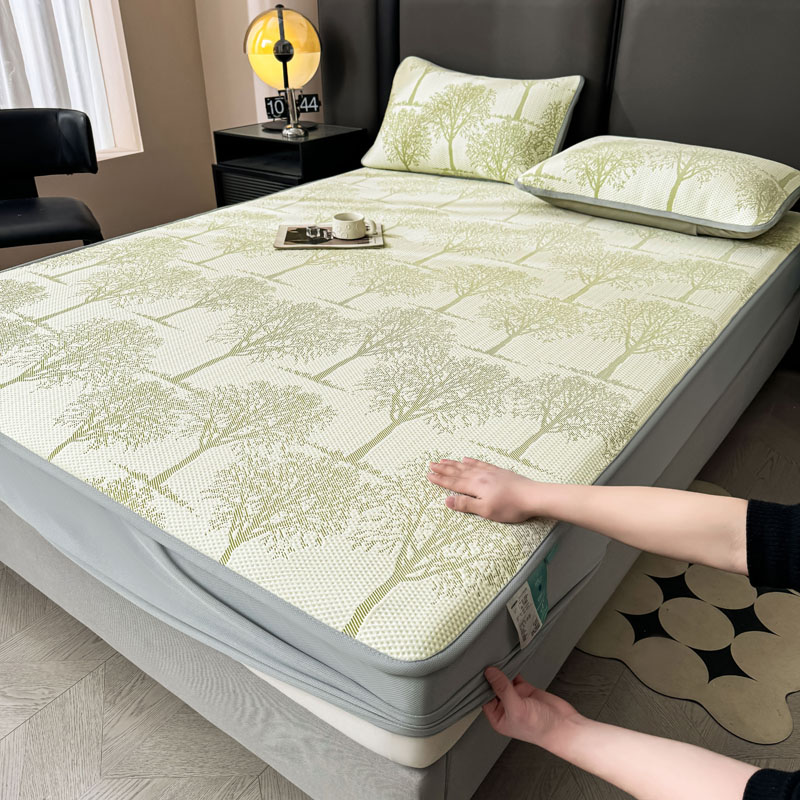 2026新款凉豆豆  简约时尚风  凉感豆豆凉席床席床笠--床笠款