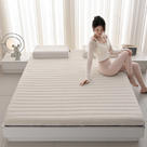 2023新款高克重兔绒记忆棉保暖床垫 80x190cm（厚度5cm） 米白色