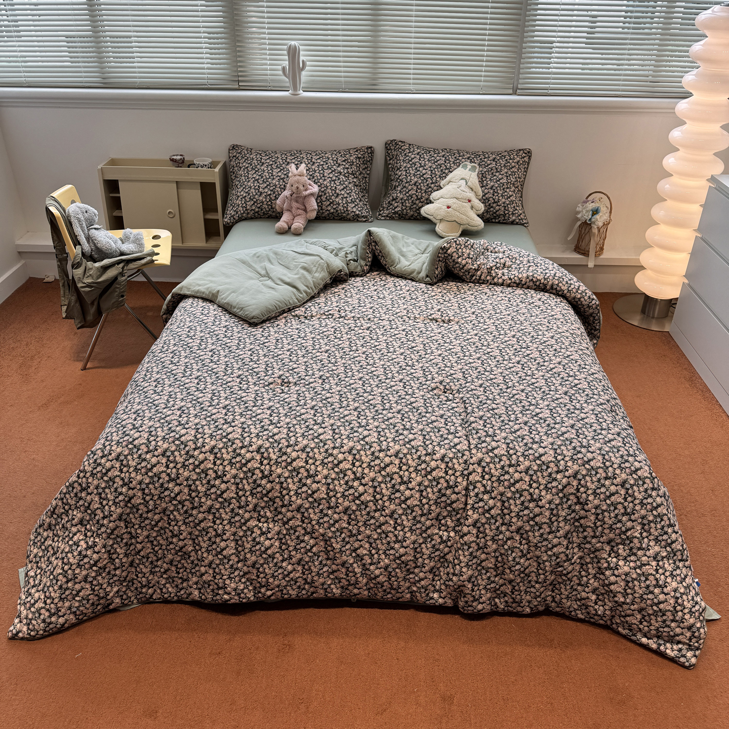 2025新款40全棉双层纱印花中科抗菌被子四件套