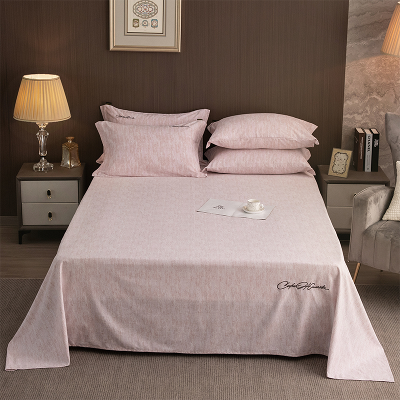 2026新款天丝棉刺绣四件套单品系列-单床单