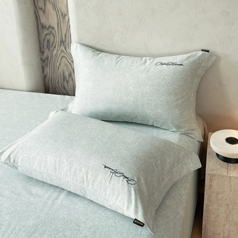 2026新款天丝棉刺绣四件套单品系列-单枕套