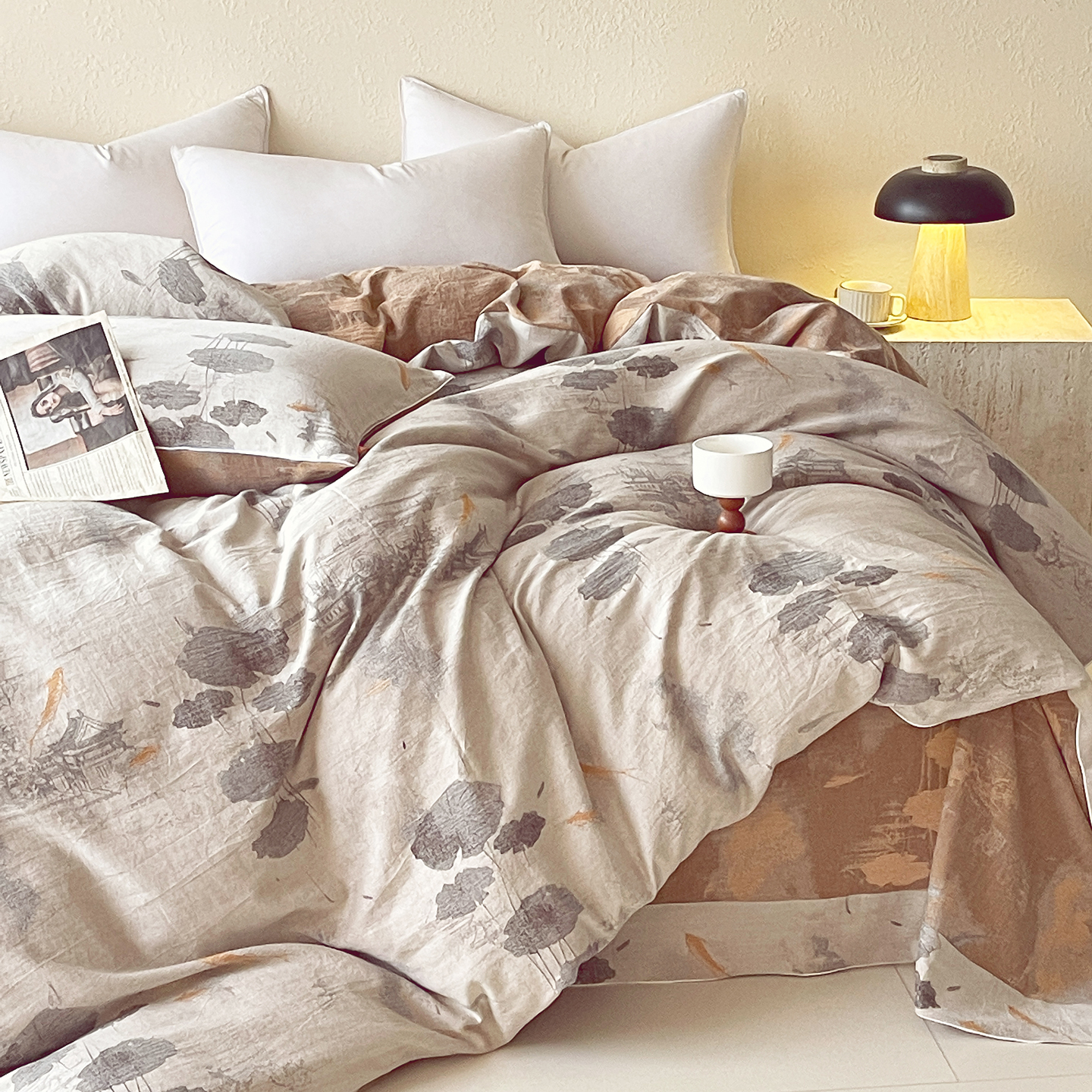 2026春夏新款（正反两用）A类提花双层纱单被套