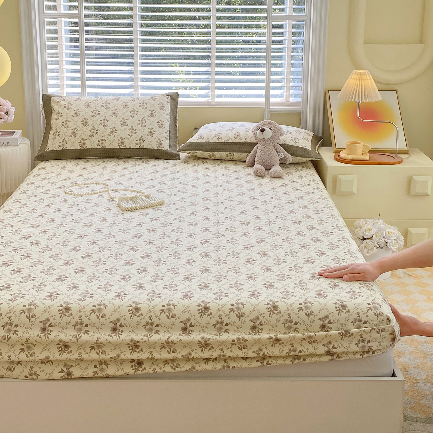 （提供买家秀）2026新款A类全棉老粗布工艺款系列-单床笠