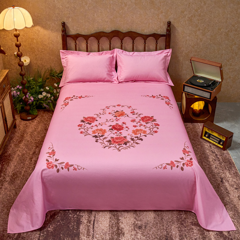 （提供买家秀）2026新款老上海A类国民全棉老粗布床单怀旧经典粗布床单