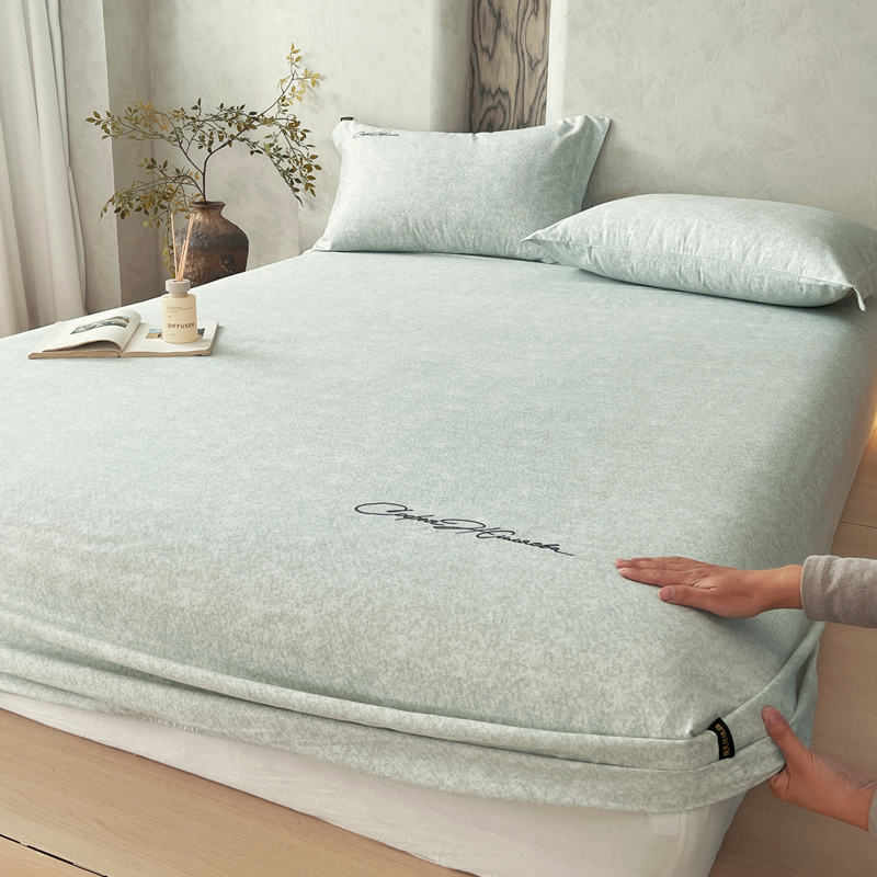 2026新款天丝棉刺绣四件套单品系列-单床笠